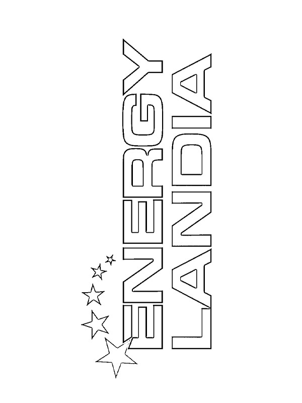 Energylandia logo kolorowanka