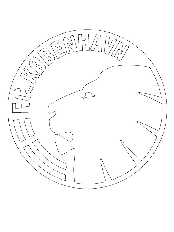 FC København kolorowanka
