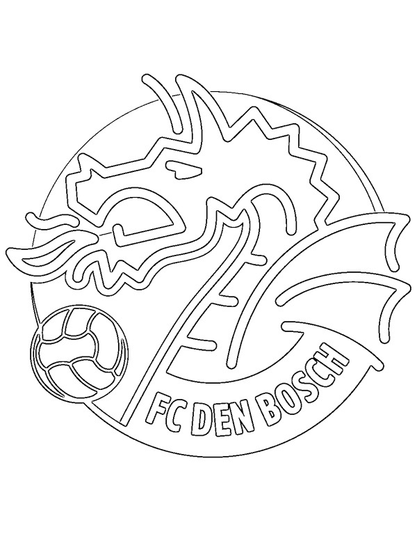 FC Den Bosch kolorowanka