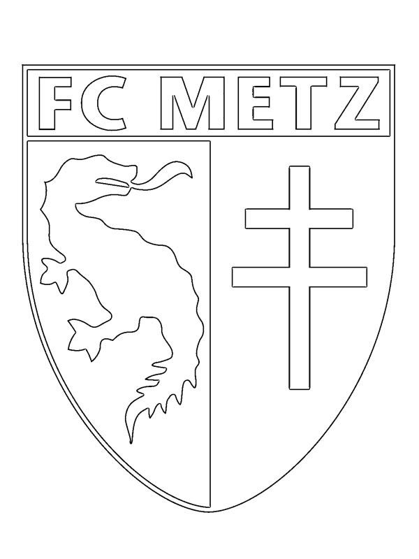 FC Metz kolorowanka