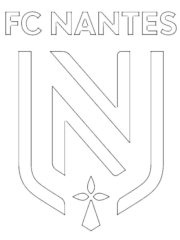 FC Nantes kolorowanka