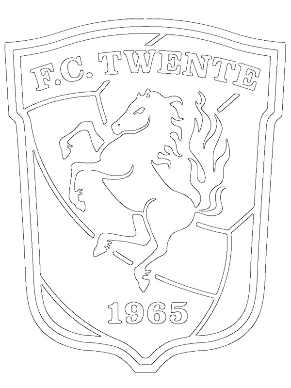 FC Twente kolorowanka