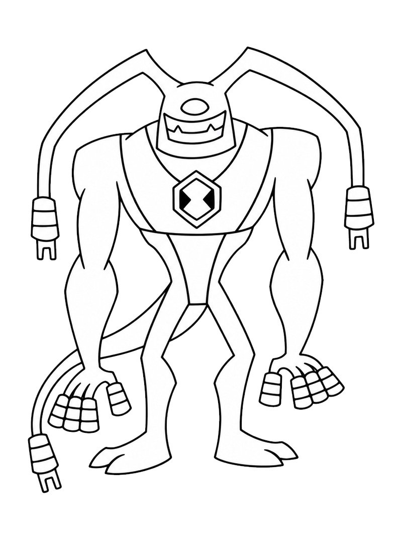 Feedback (Ben 10) kolorowanka
