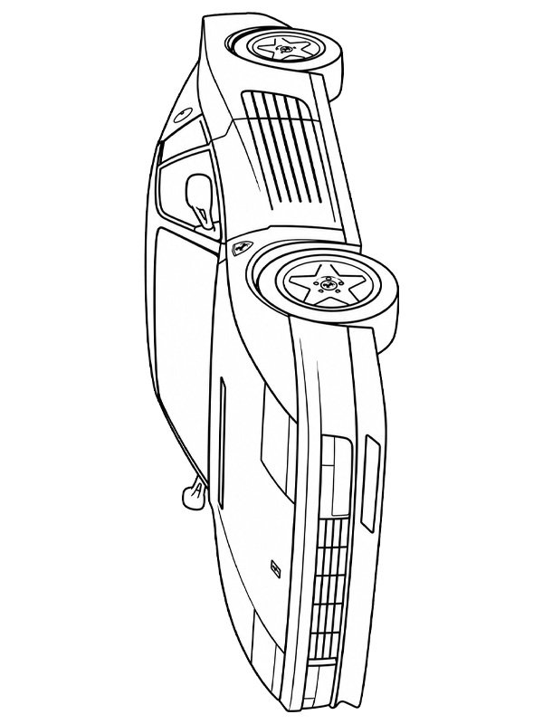Ferrari Testarossa kolorowanka