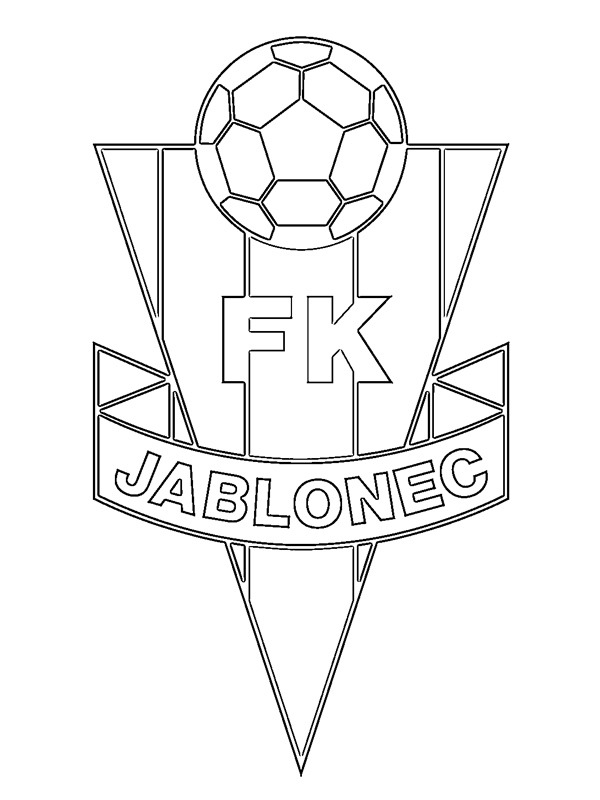 FK Jablonec kolorowanka