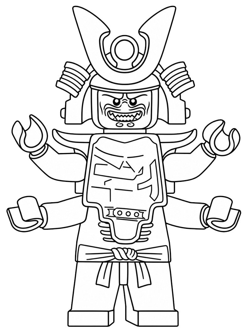 Garmadon (Ninjago) kolorowanka