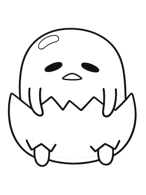 Gudetama (Sanrio) kolorowanka