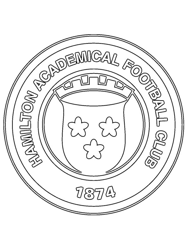 Hamilton Academical FC kolorowanka