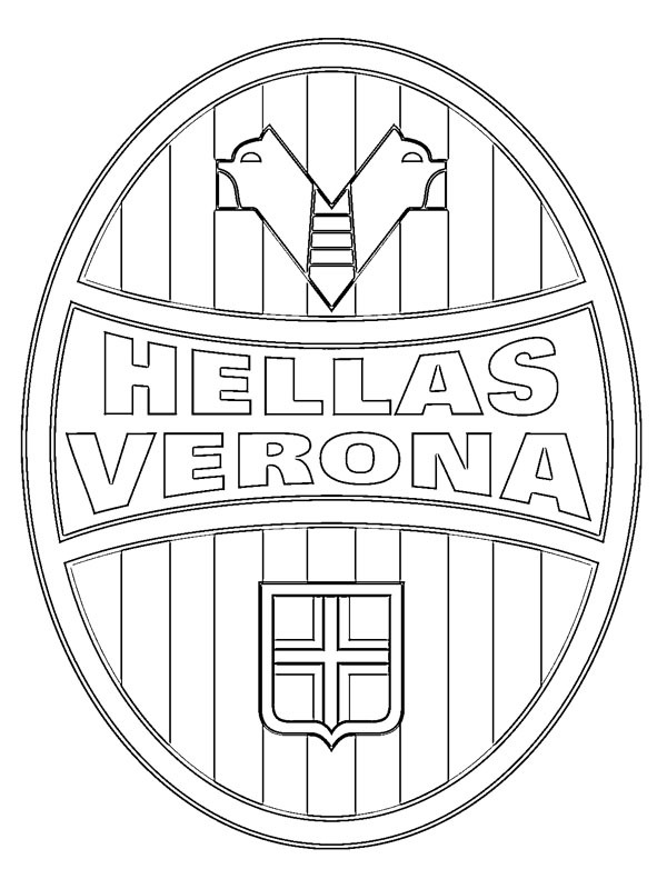 Hellas Verona kolorowanka