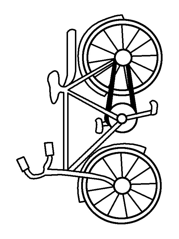 rower męski kolorowanka