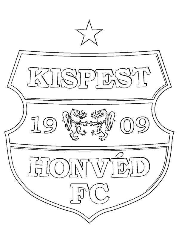 Budapest Honvéd FC kolorowanka