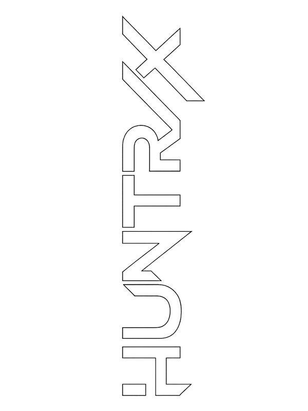 Huntrix logo kolorowanka