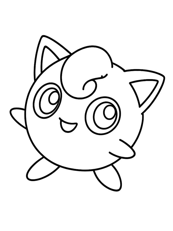 Jigglypuff (Pok&eacute;mon) kolorowanka