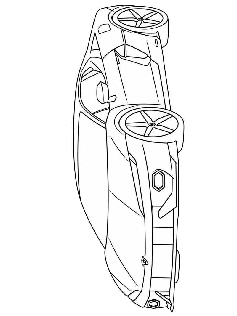 Lamborghini Temerario kolorowanka