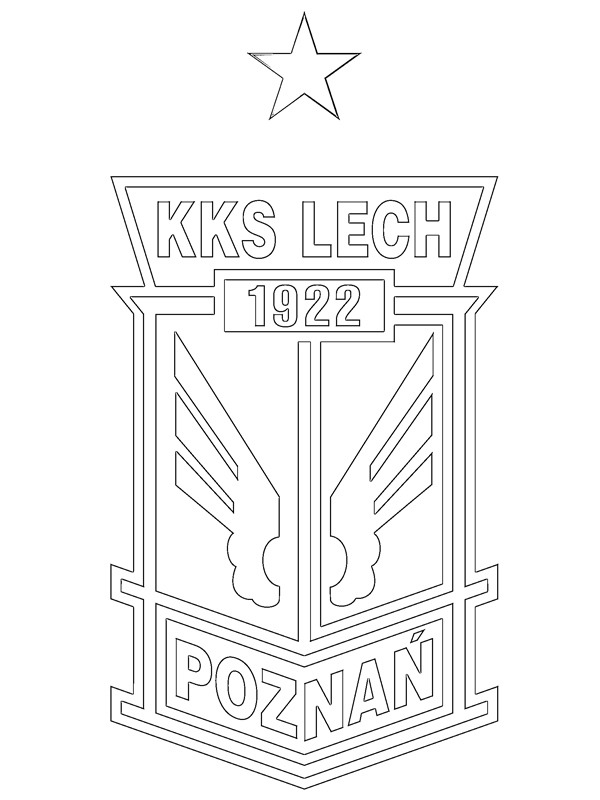 Lech Poznań kolorowanka