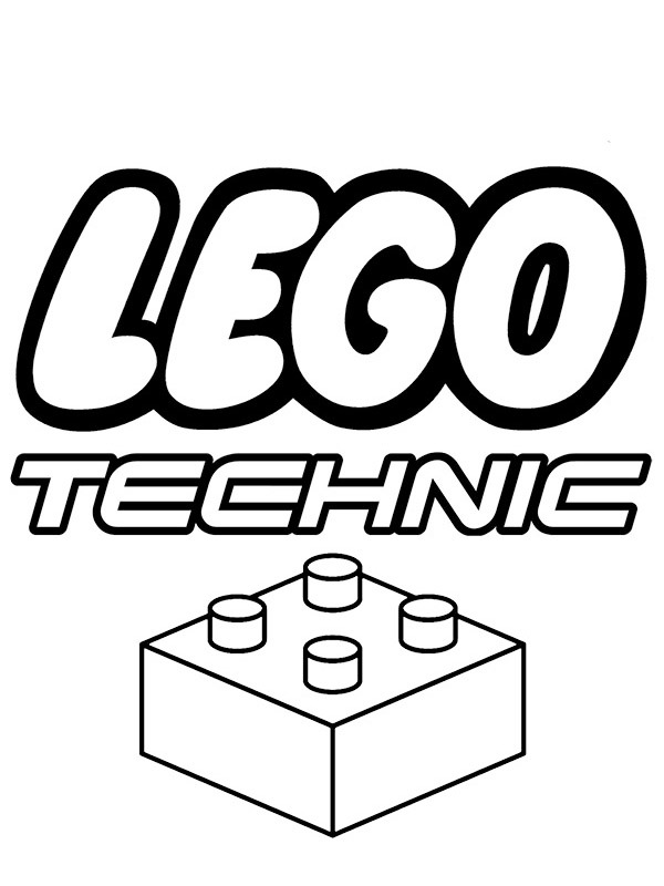 Lego Technic kolorowanka