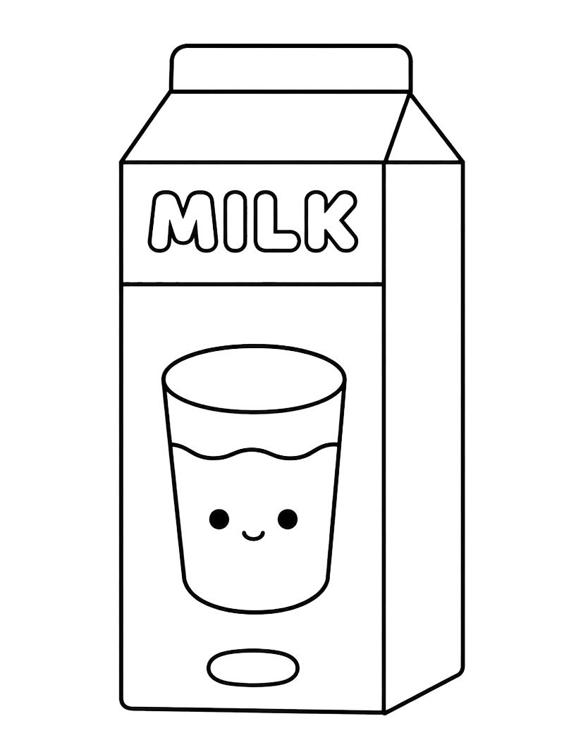 Mleko (Toca Boca) kolorowanka