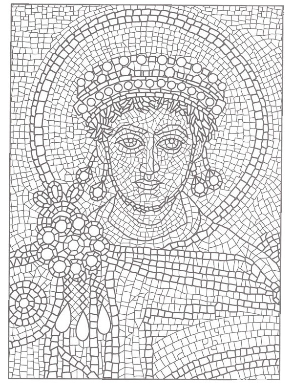 Mozaika kolorowanka