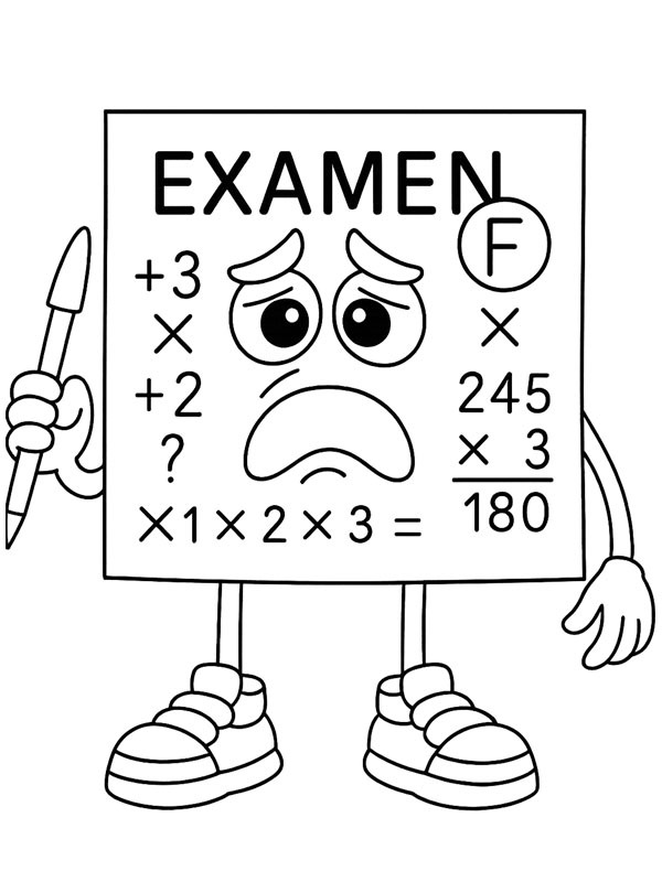 Noo My Examen kolorowanka
