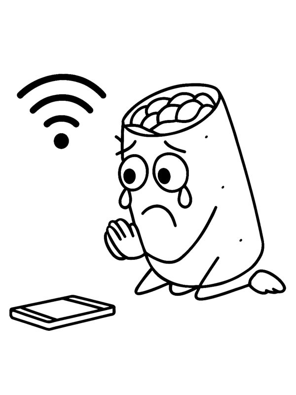 Nooo My Hotspot kolorowanka