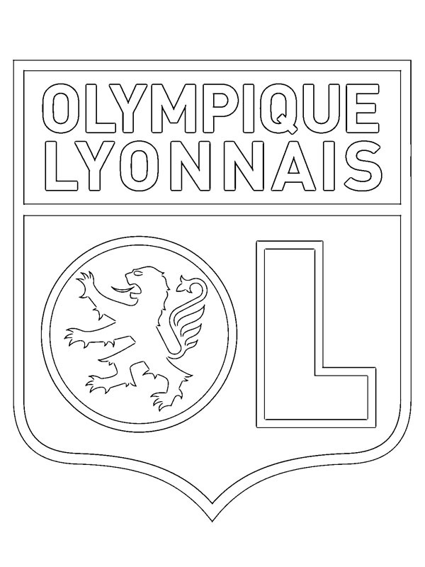 Olympique Lyon kolorowanka