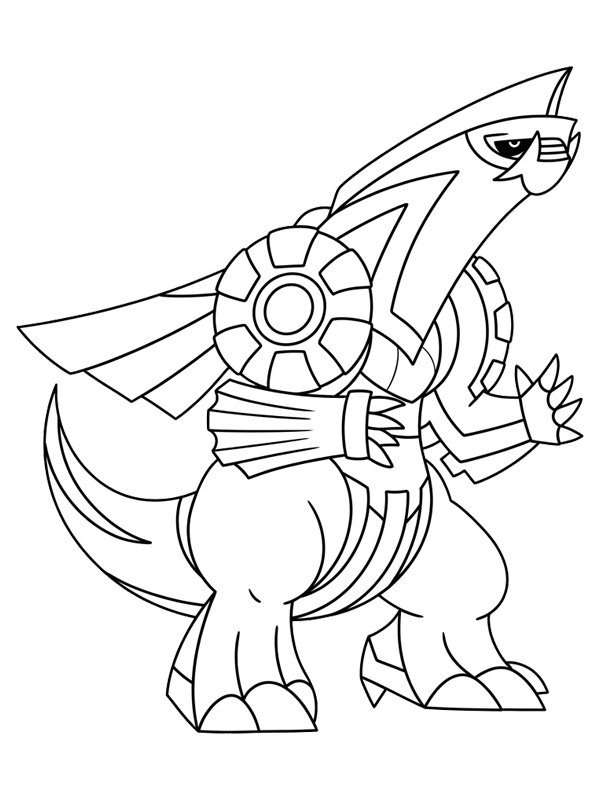 Palkia Pokemon kolorowanka