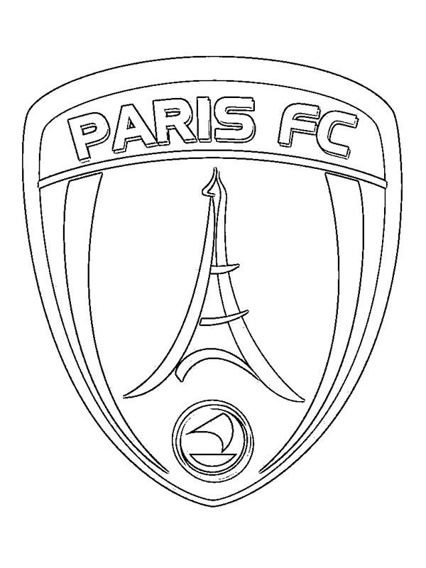 Paris FC kolorowanka