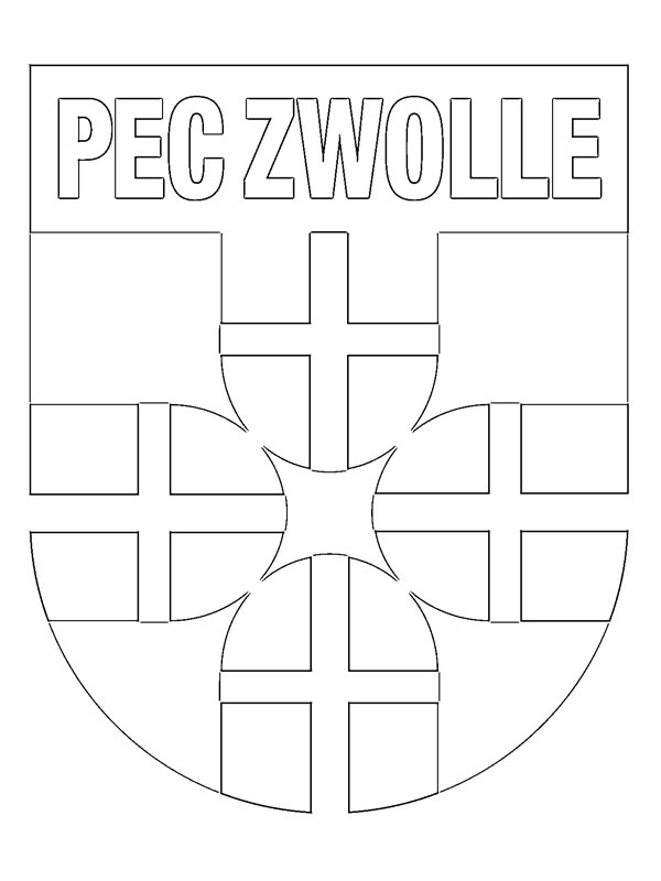 PEC Zwolle kolorowanka