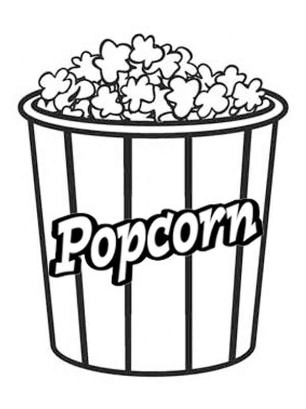 popcorn kolorowanka