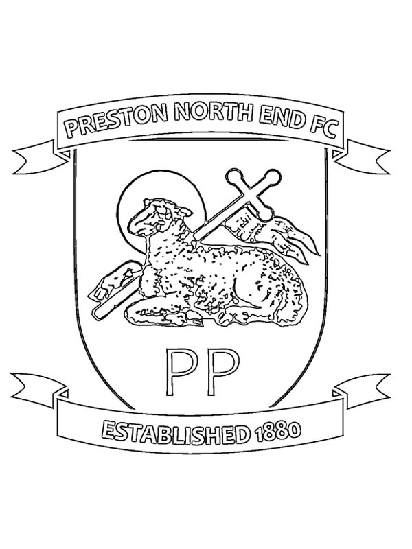 Preston North End FC kolorowanka