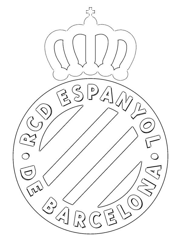 RCD Espanyol kolorowanka