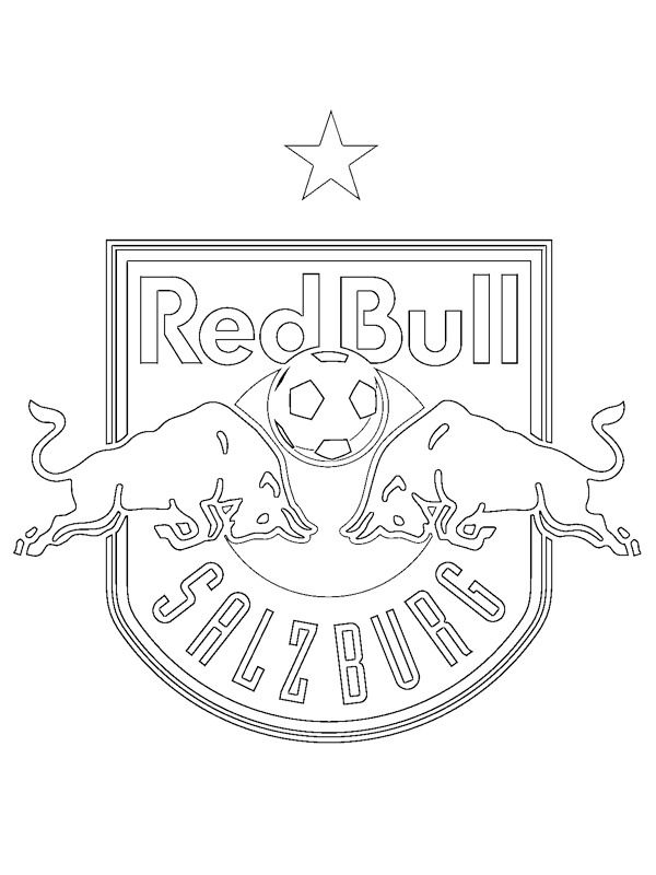 Red Bull Salzburg kolorowanka