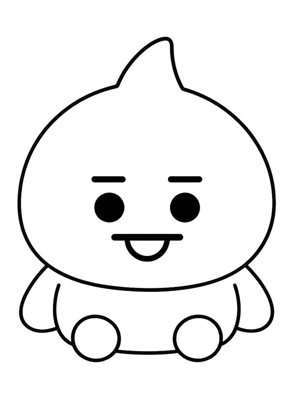 Shooky Bt21 kolorowanka