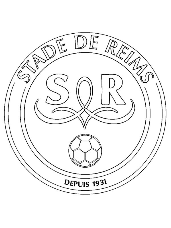 Stade de Reims kolorowanka