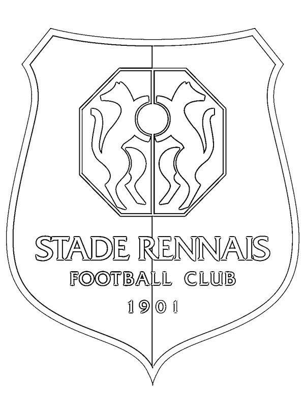 Stade Rennais kolorowanka