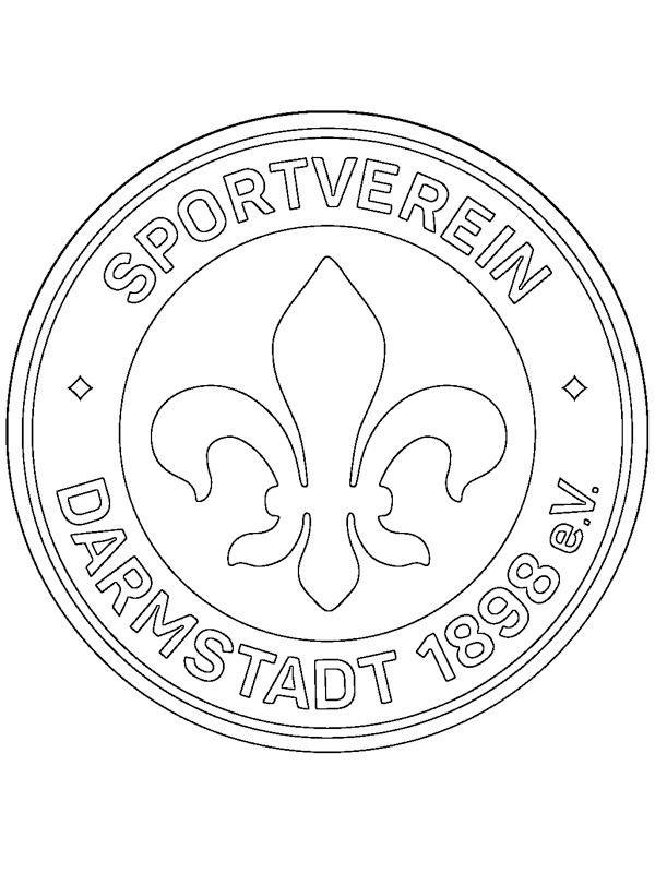 SV Darmstadt 98 kolorowanka