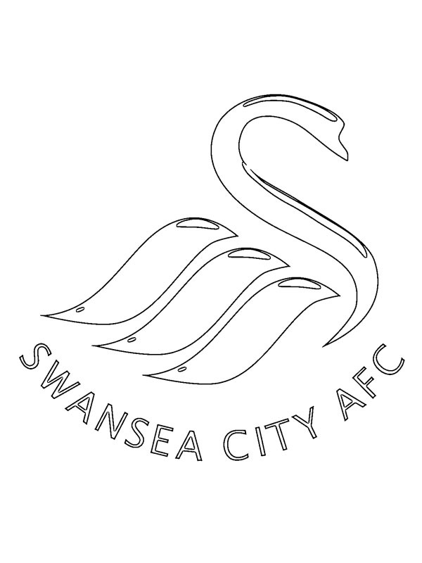 Swansea City kolorowanka