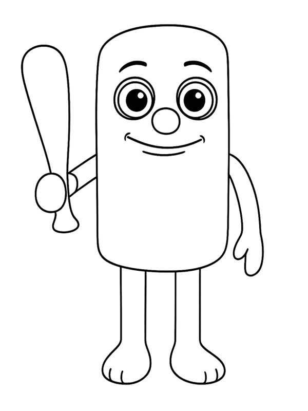 Tung Tung Tung Sahur kolorowanka