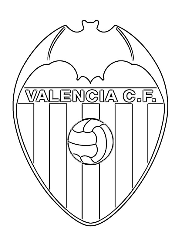 Valencia CF kolorowanka