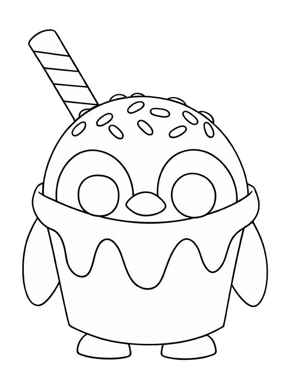 Vanilla Penguin (Adopt Me!) kolorowanka