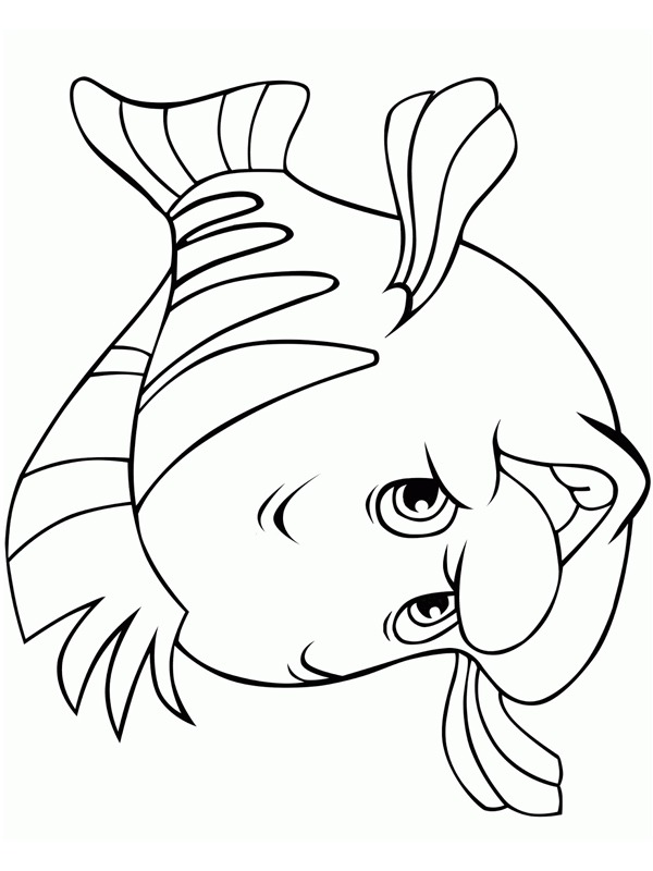 Wesoła rybka kolorowanka
